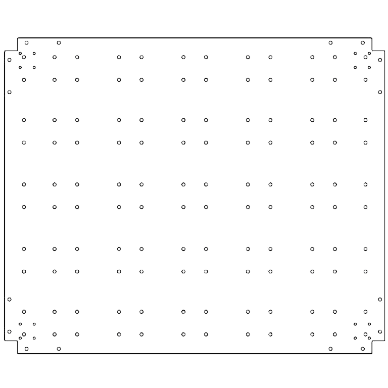 Verzinkt staal bodemplaat 100 x 120 cm