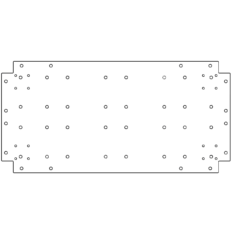 Verzinkt staal bodemplaat 40 x 80 cm