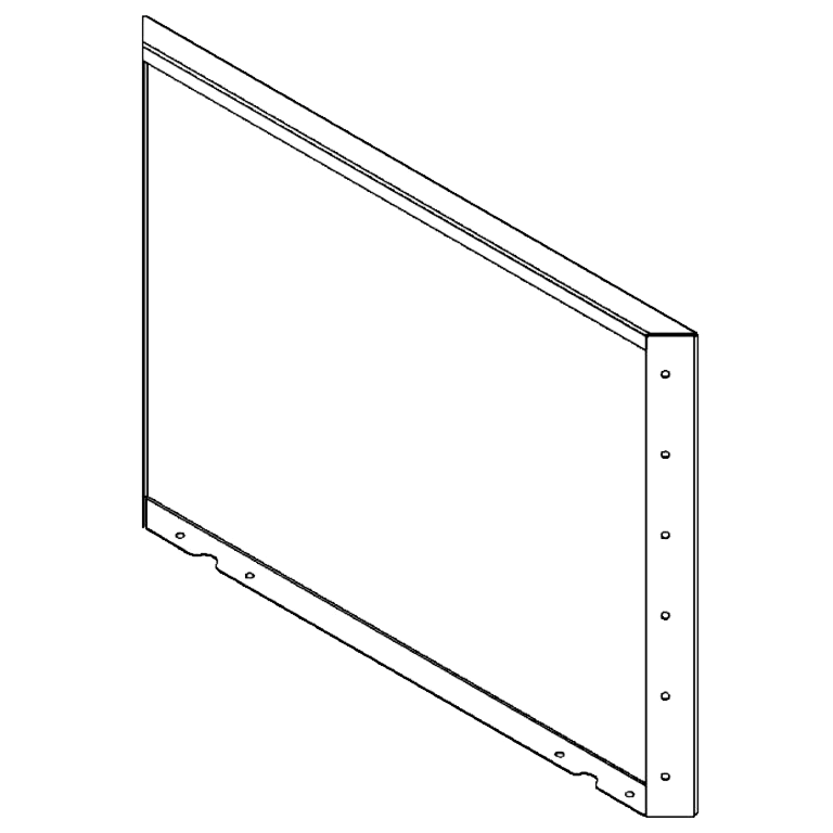 Cortenstaal paneel 60 x 80 cm