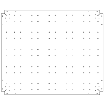 Verzinkt staal bodemplaat 100 x 120 cm