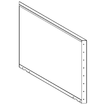 Cortenstaal paneel 80 x 100 cm