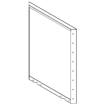 Cortenstaal paneel 80 x 60 cm